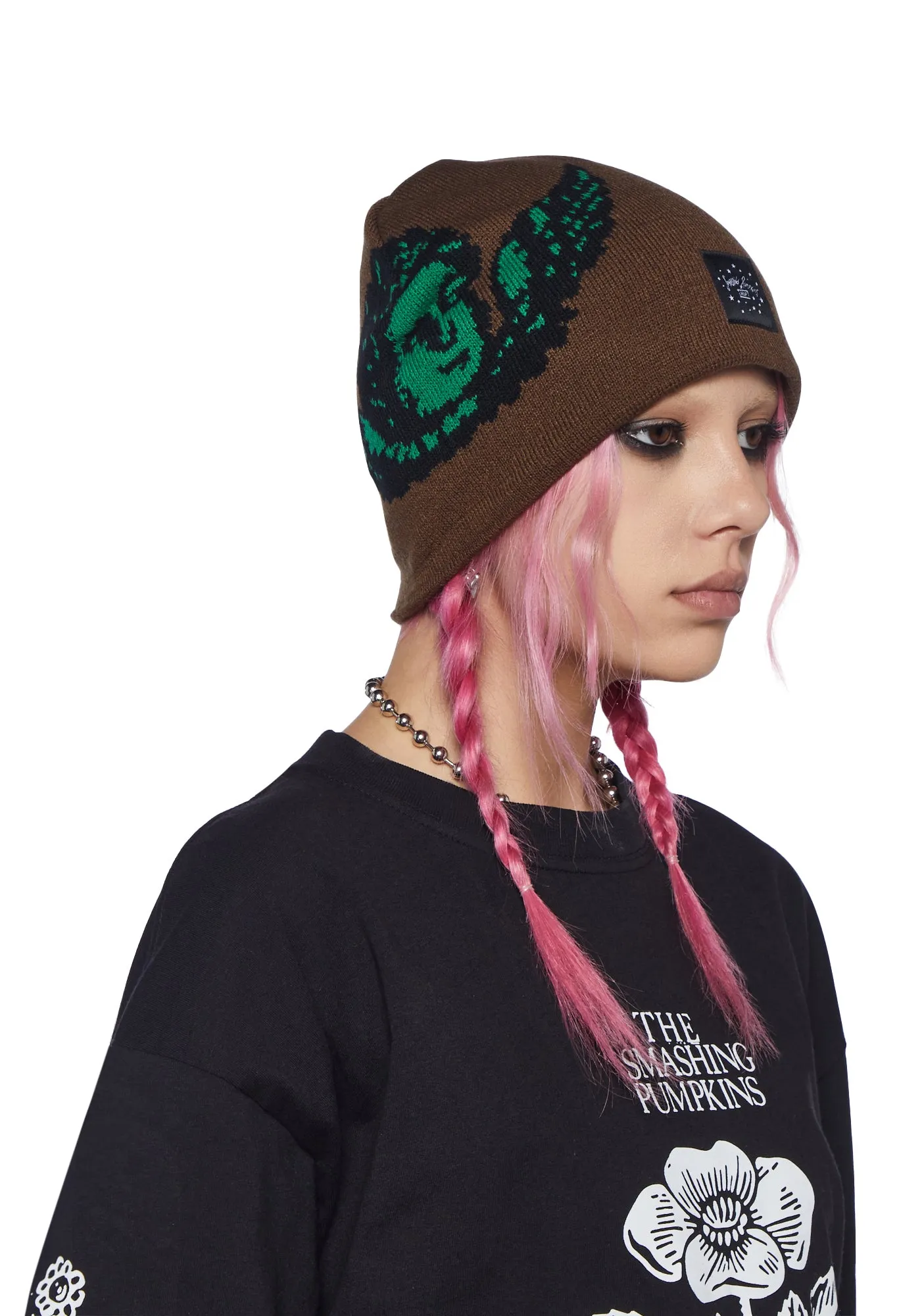 Cherub Skull Knit Beanie-