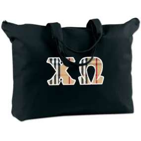 Chi Omega Shoulder Bag - BE009 - TWILL