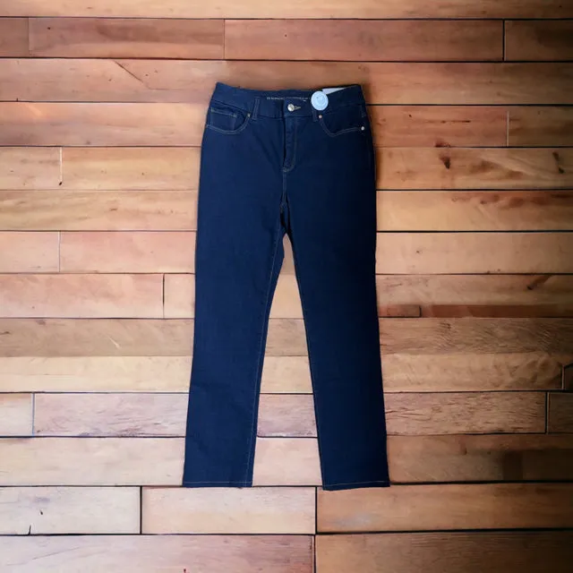 chico's   Chico's Size 6T Dark Blue Solid Jeans