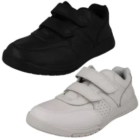 Childrens Clarks Hook And Loop Trainers - Cica Star Orb K