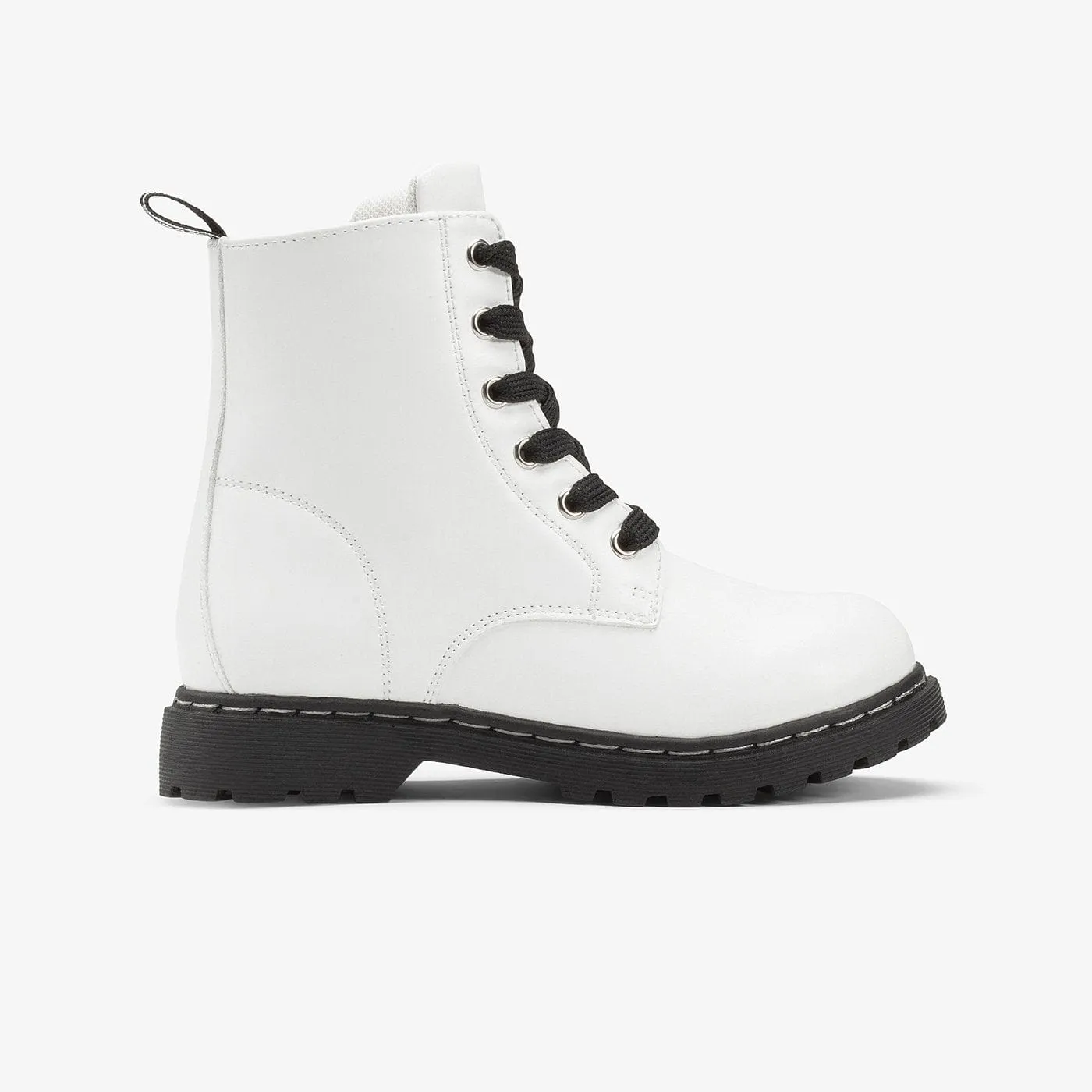 Children's White Antik Boots