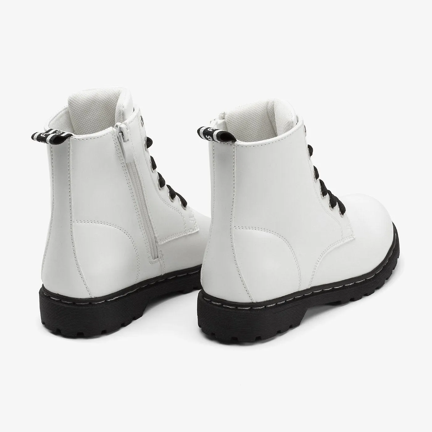 Children's White Antik Boots