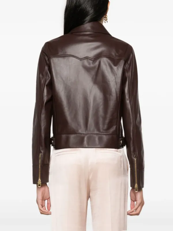 Chloé Aviator Leather Jacket | Luxury and style at your fingertips