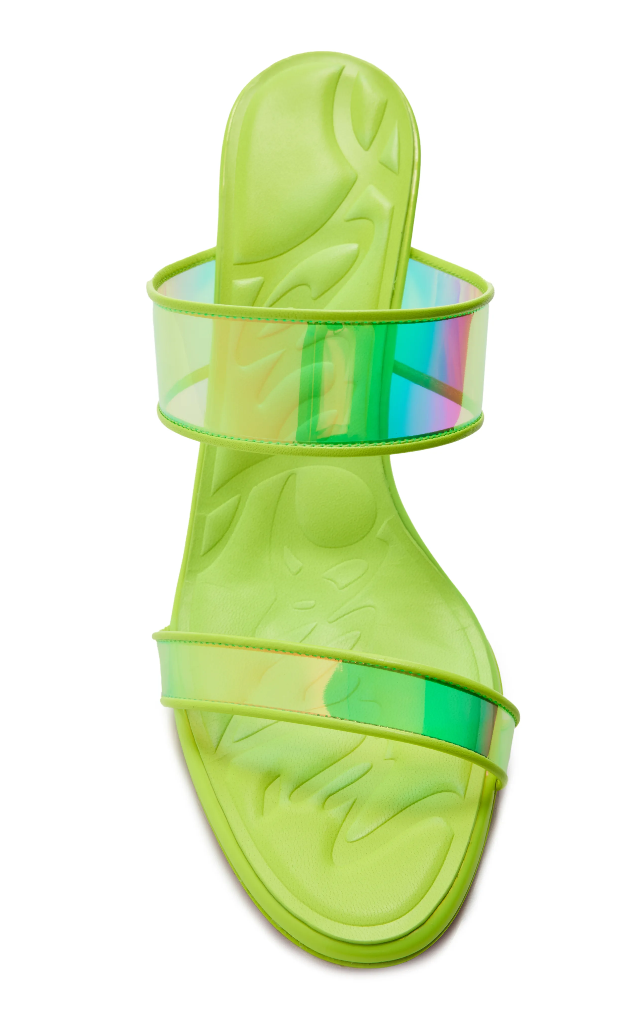 Christian Louboutin Just Loubi 85mm PVC, Patent Leather Sandals