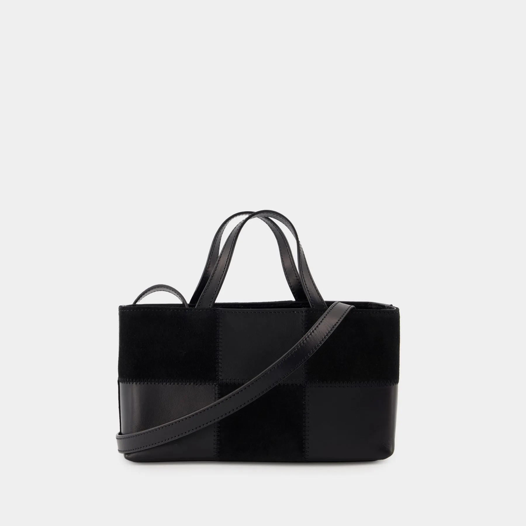 Chylak  Patchwork Tote - Chylak - Leather - Black