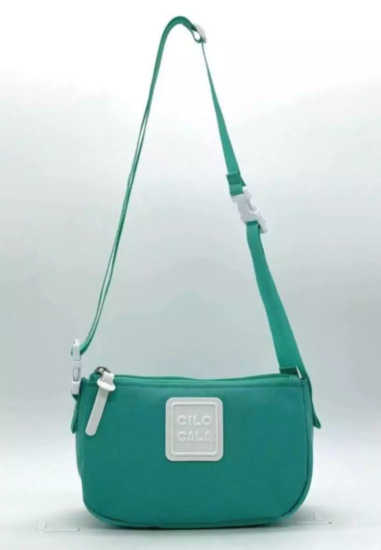 CILOCALA Cilocala Regular Shin-Yoko Shoulder Bag (Turquoise)