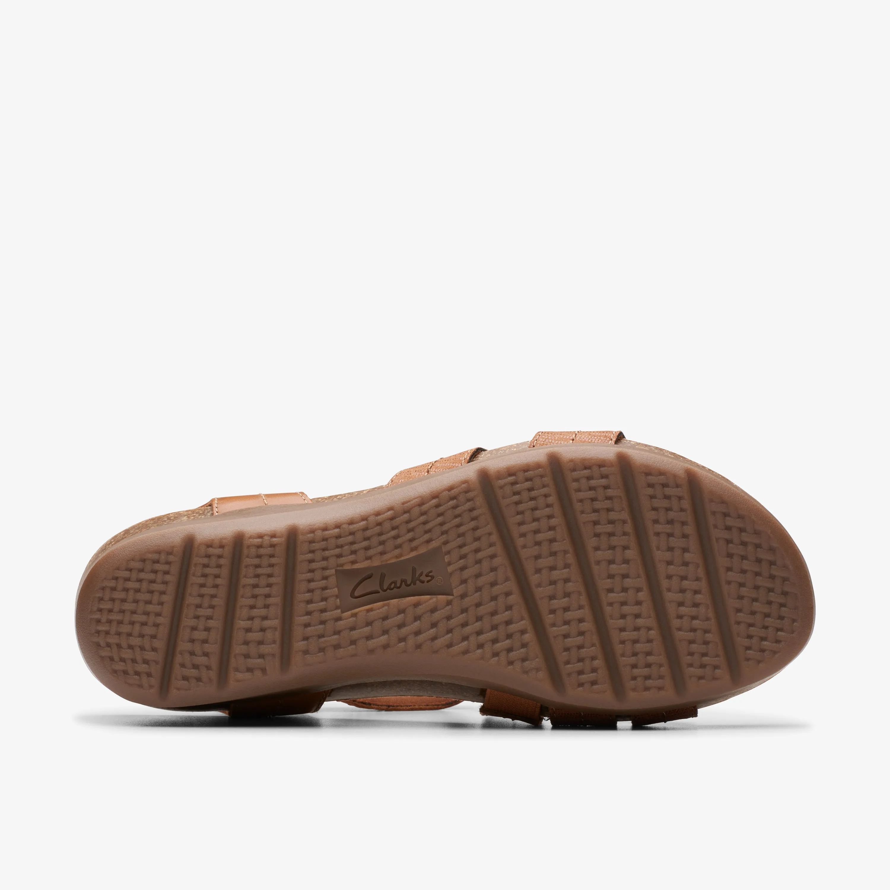 Clarks Calenne Clara Leather Tan Combi