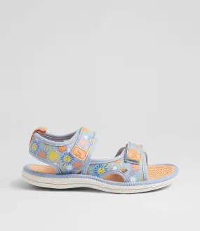 CLARKS Florence Tot Blue Suns Sandals