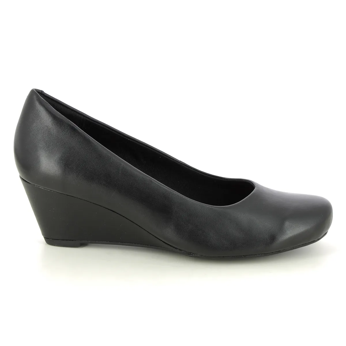 Clarks - Flores Tulip 261301175e - E Fit (black Leather)