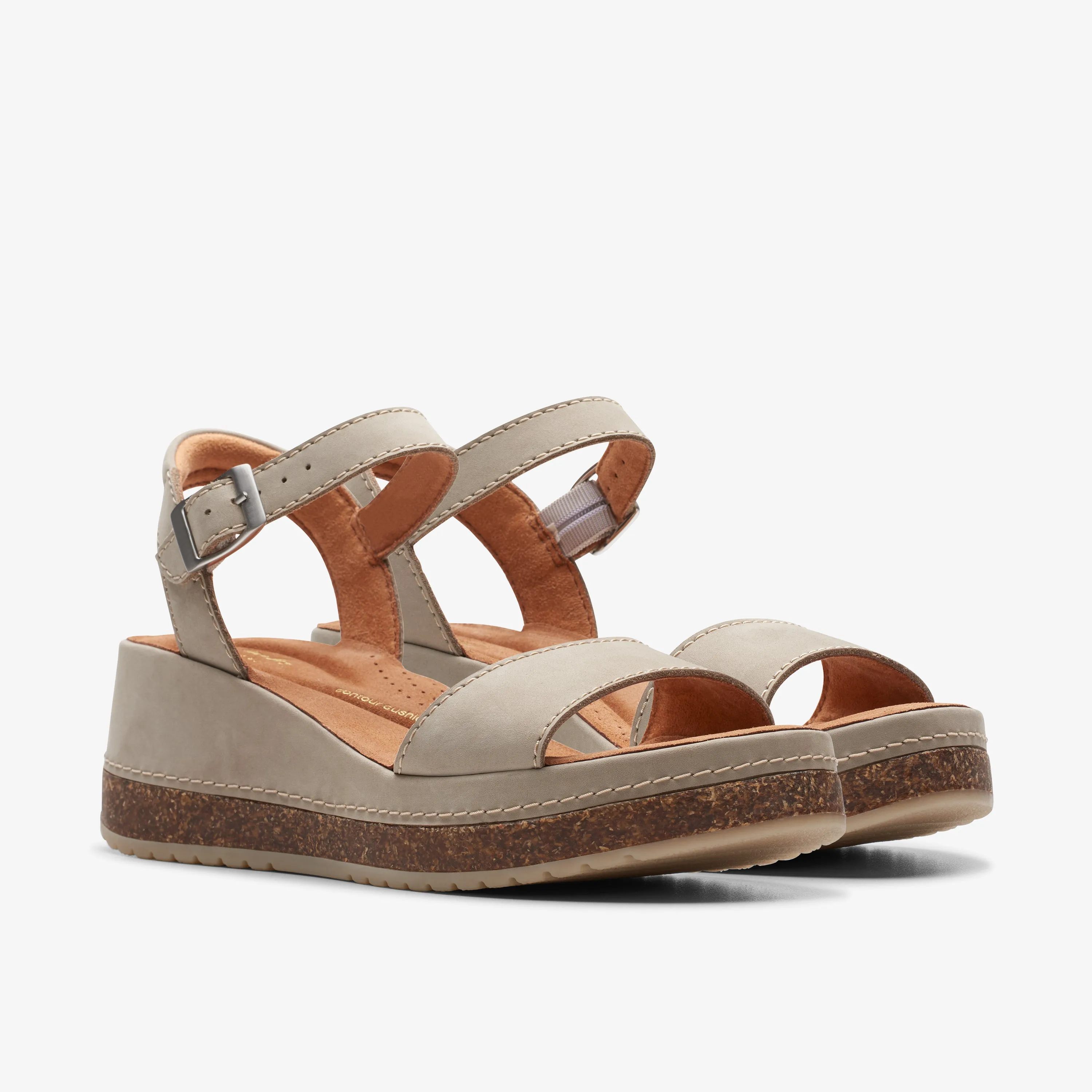Clarks Kassanda Lily Stone Nubuck