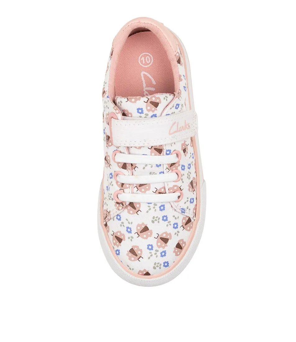 CLARKS Leah Jnr White-musk