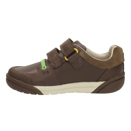 Clarks LIL FOLK CUB BROWN
