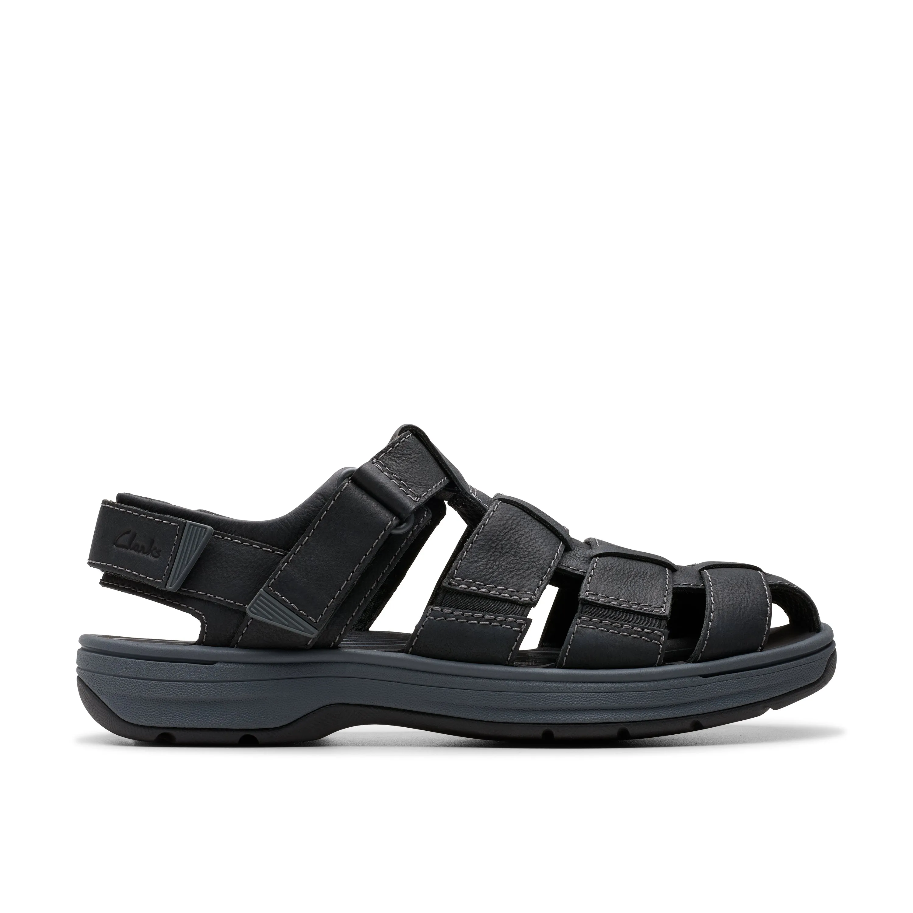 Clarks Saltway Cove Leather Black