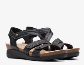 Clarks Women's Calenne Clara Sandals - Black
