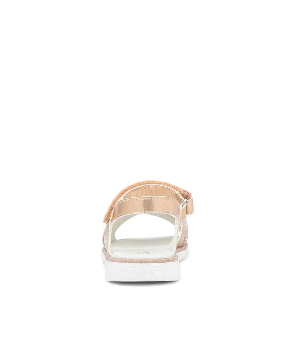 CLARKS Yulia Jnr Rose Gold Sandals