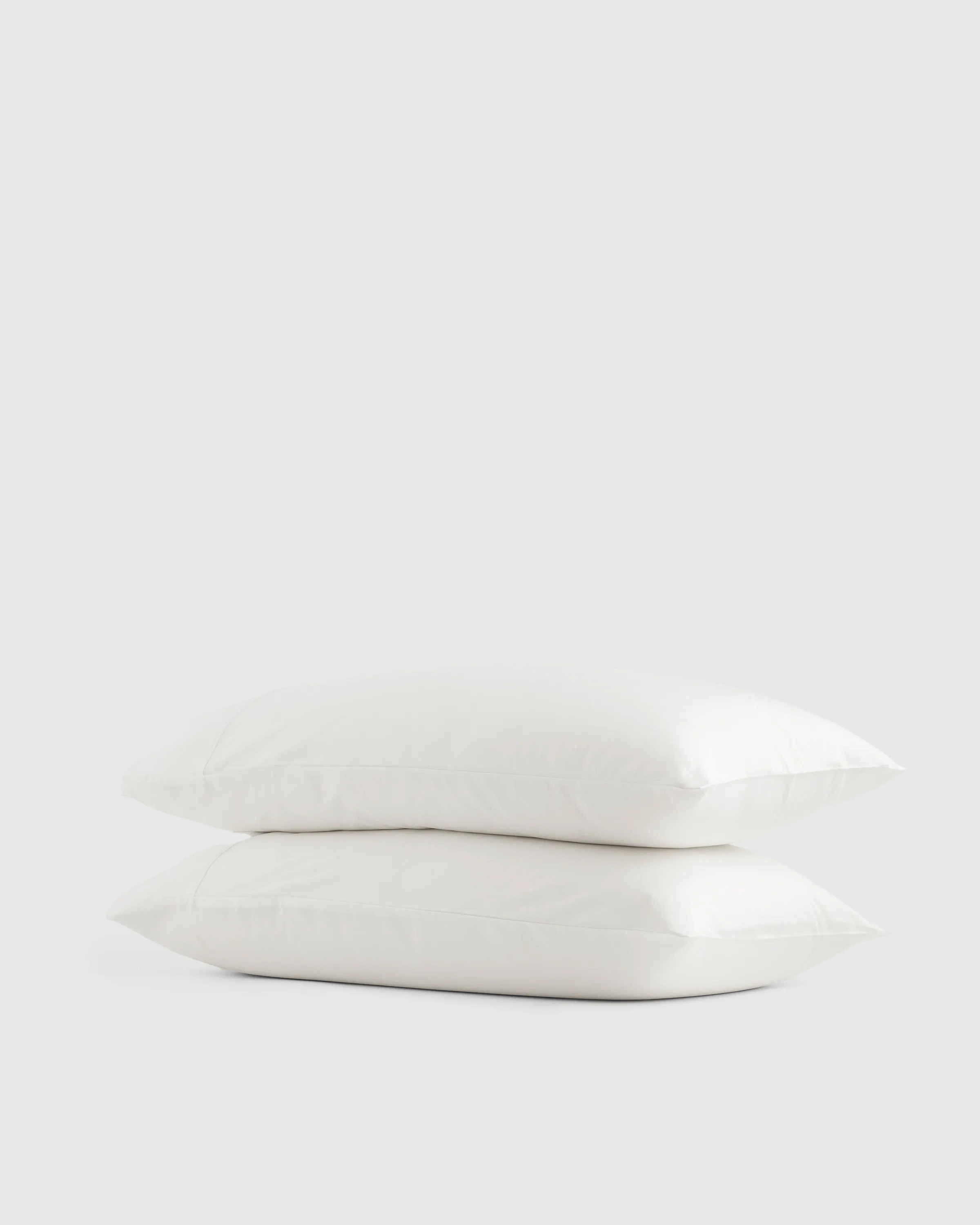 Classic Organic Percale Embroidered Pillowcase Set