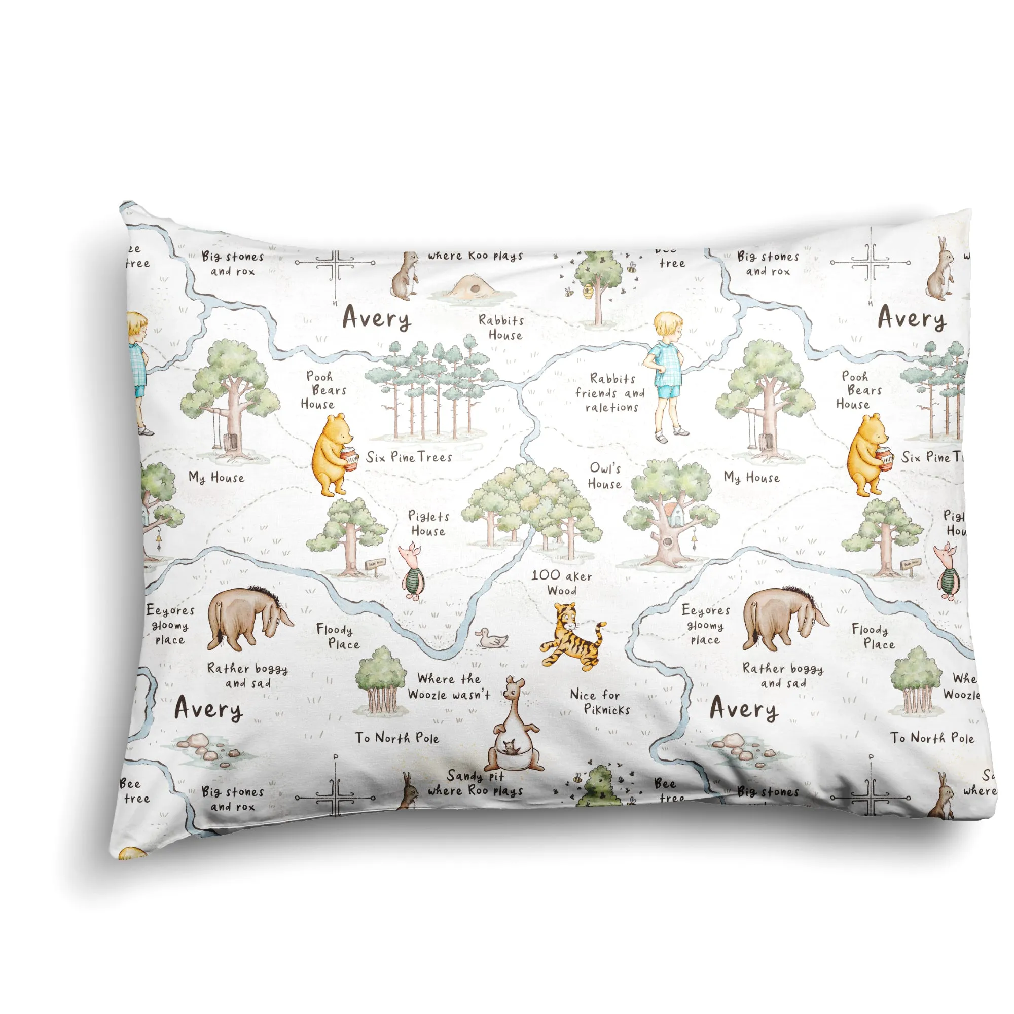 Classic Pooh - Envelope Style Pillowcase