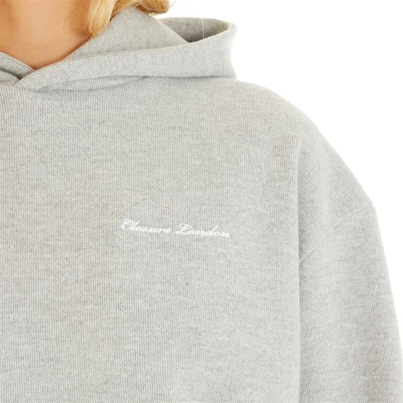 Closure London Womens Soft Knit Tracksuit Grey Marl