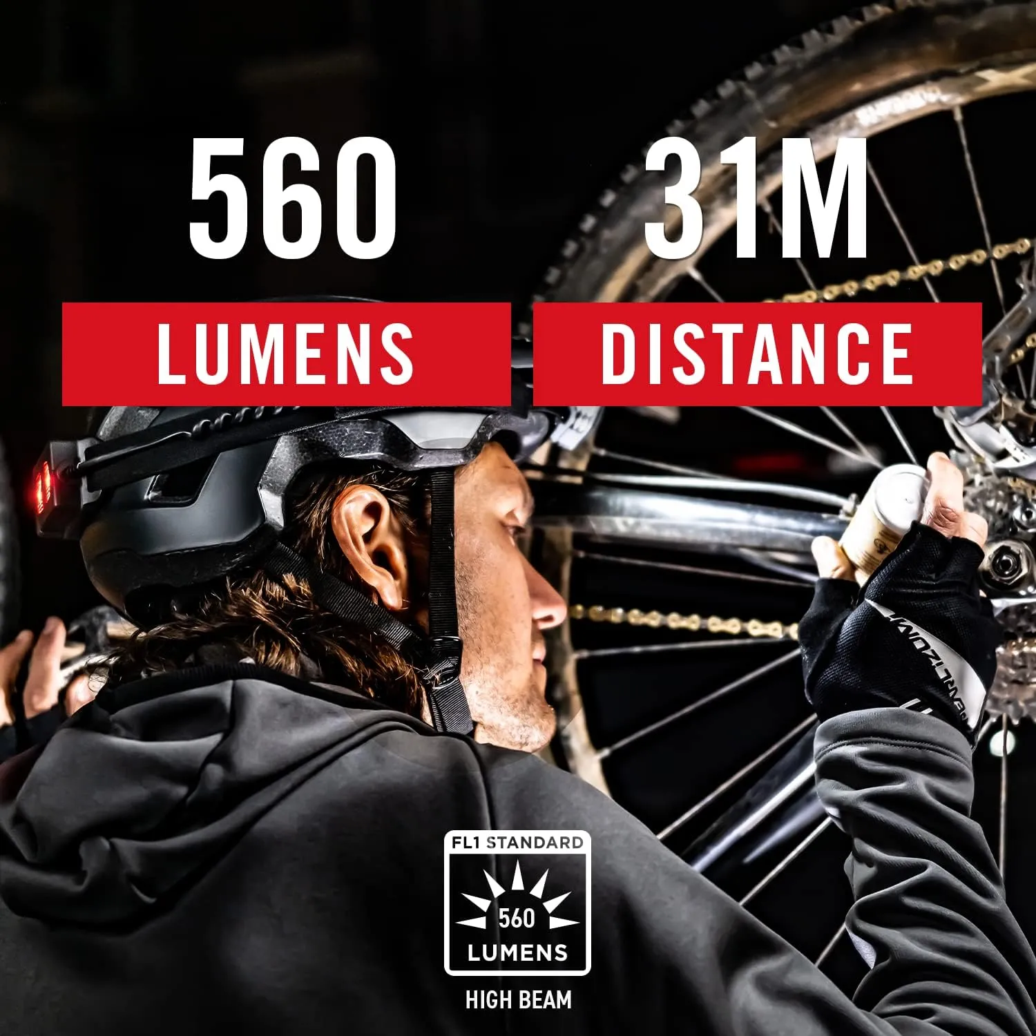 COAST 560 Lumen Dual Color LED Headlamp with Flood and Spot Beams RL10