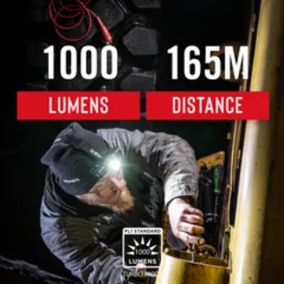 COAST Rechargeable Dual Power Headlamp XPH30R