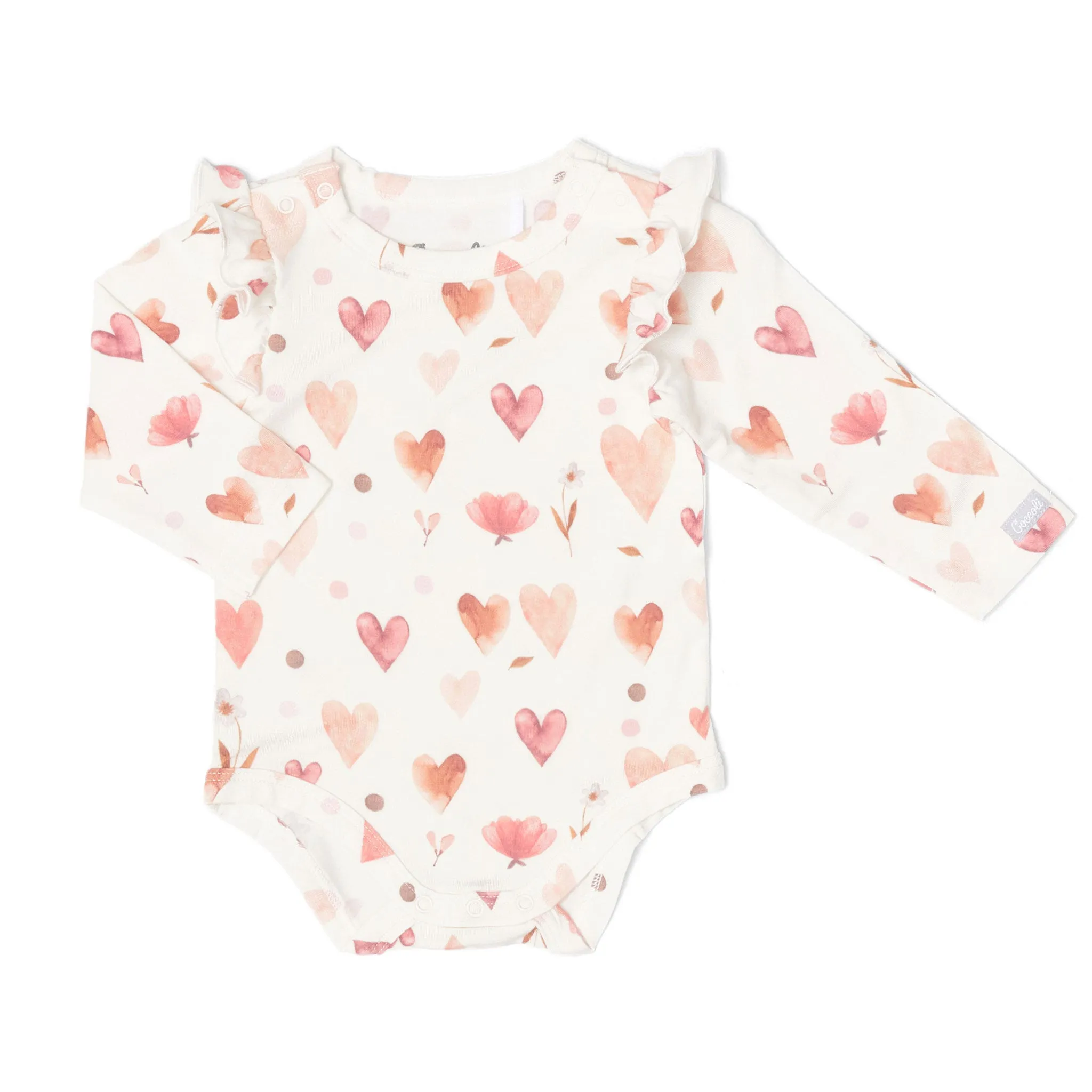 Coccoli Hearts Modal Romper 1-18m  - Clement