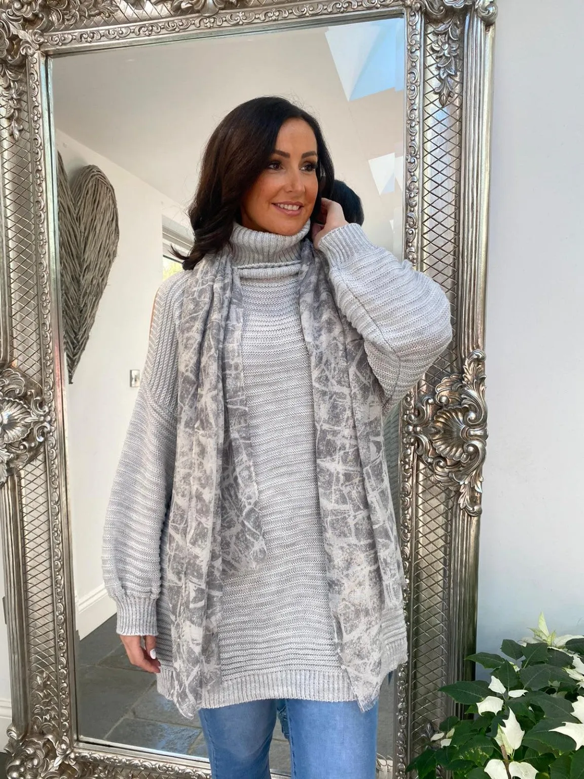 Cold Shoulder Knitted Tunic Oakley