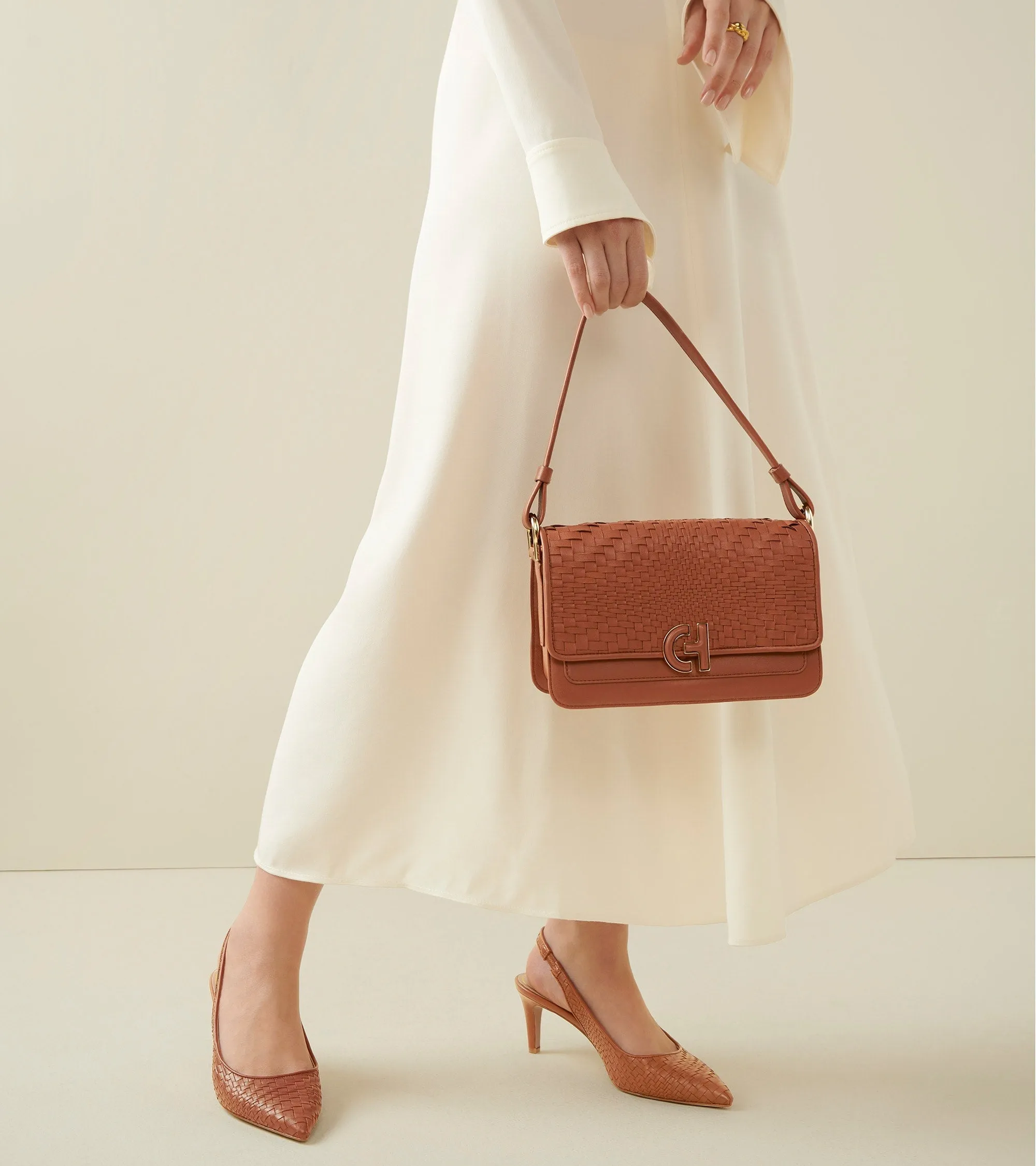 Cole Haan Women's Mini Woven Shoulder Bag