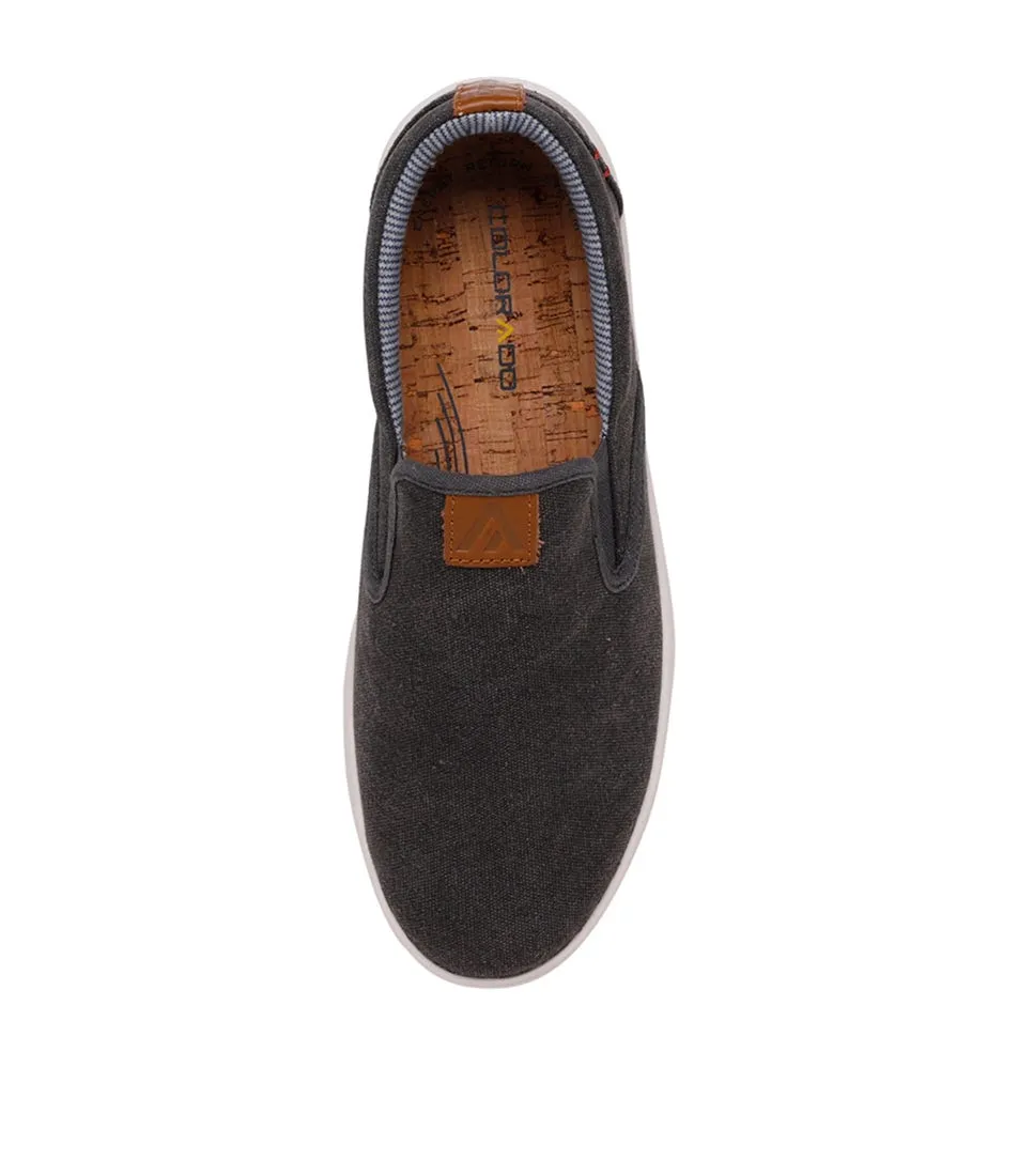 COLORADO Aerial Grey Smooth Sneakers