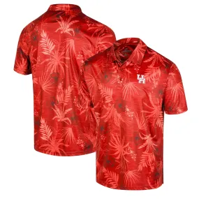 Colosseum Houston Cougars Red Palms Polo