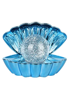 Colour Changing Clam with Glitter Pearl - Blue Metallic