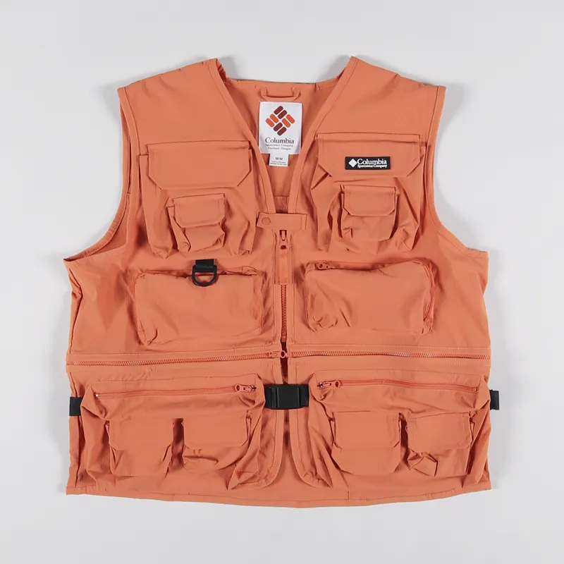 Columbia Field Creek Big Horn Water Repellant Vest Desert Orange