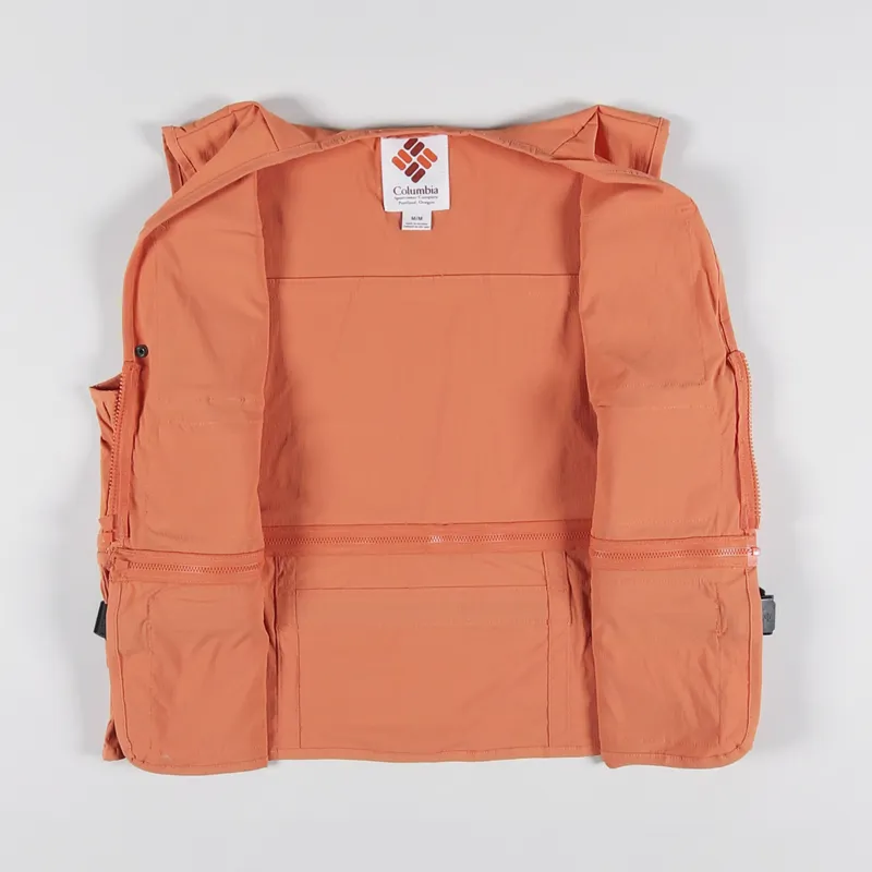 Columbia Field Creek Big Horn Water Repellant Vest Desert Orange