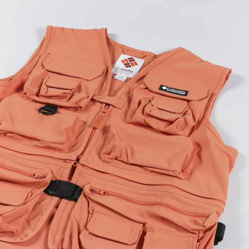 Columbia Field Creek Big Horn Water Repellant Vest Desert Orange