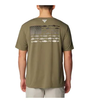Columbia PFG™ Fish Flag Tech Tee Short Sleeve Men's
