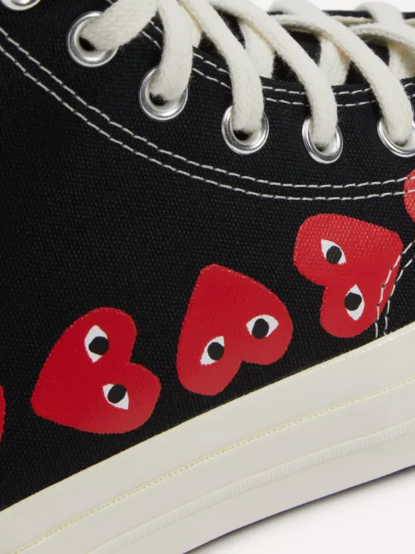 COMME DES GARÇONS PLAY High Top Sneakers | Luxury and style at your fingertips
