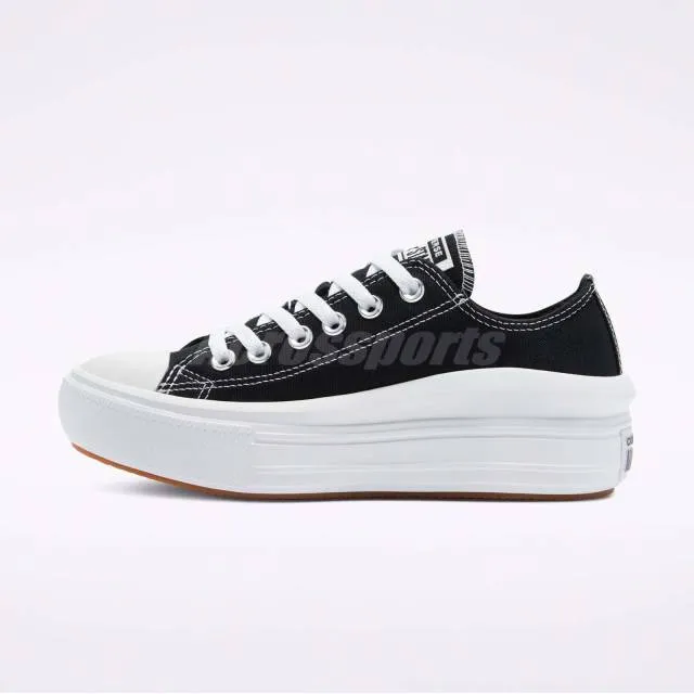 Converse Canvas Color Chuck Taylor All Star Move Black W...