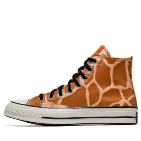 Converse Chuck 70 Glow-In-The-Dark Giraffe Print - Ginger Snap/Egret
