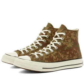 Converse Chuck Taylor 1970s Hi 'Digital Camo'Sand. Brown & Herbal