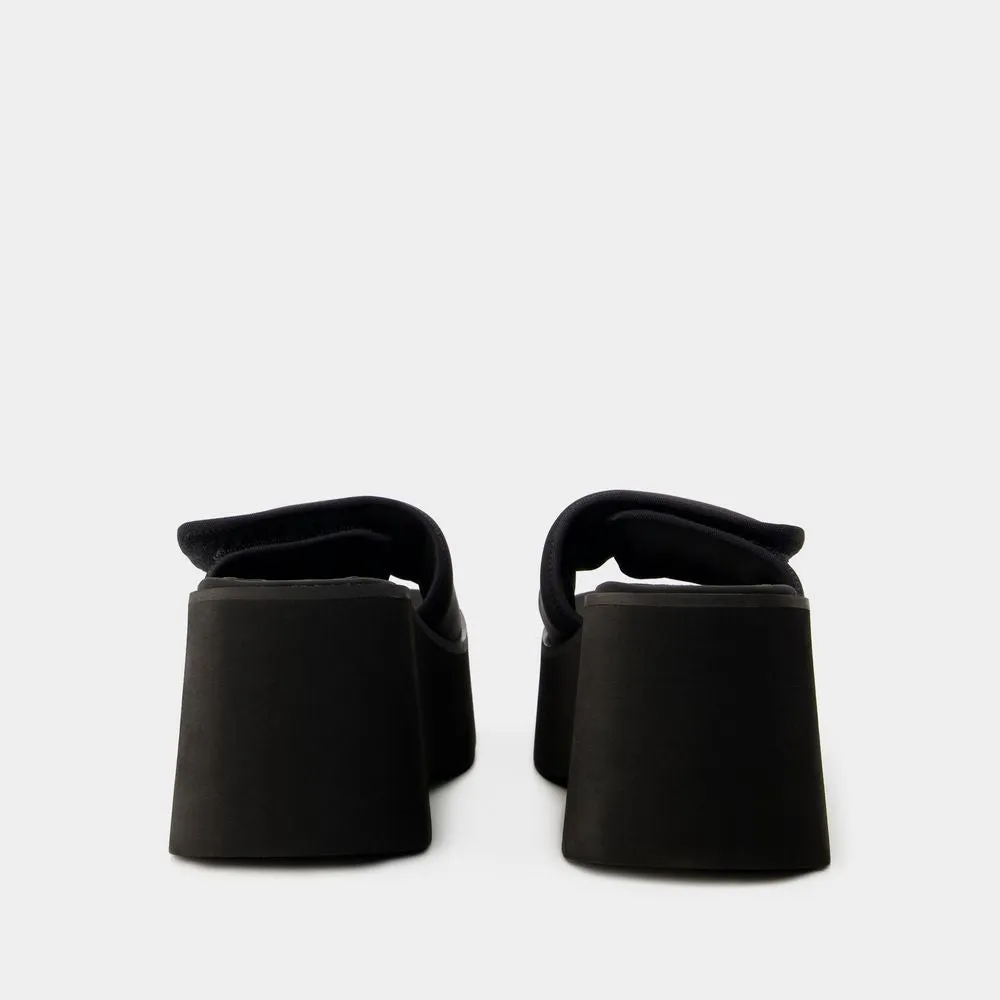 COURREGS 2024 Women's Black Sandals - Season 24SS