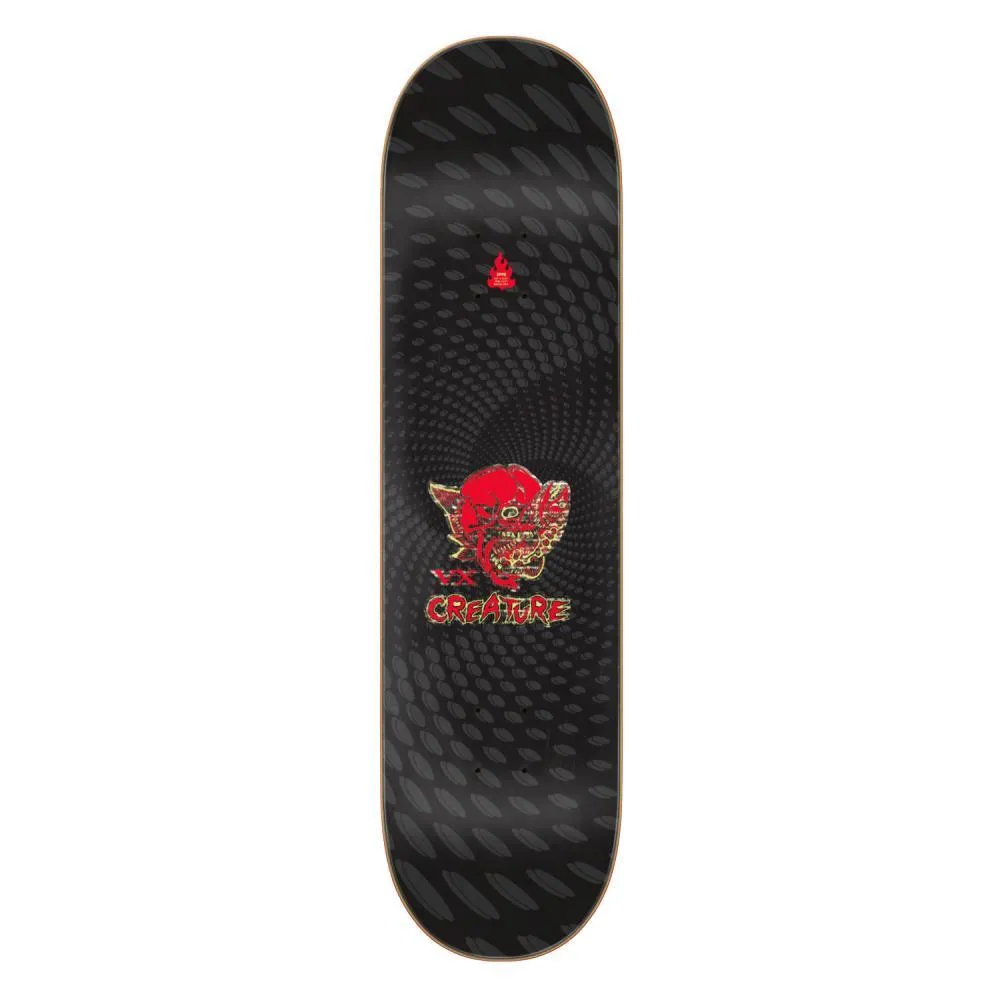 Creature VX Skateboard Deck Gravette Fiend Flash Red Multi 8.3