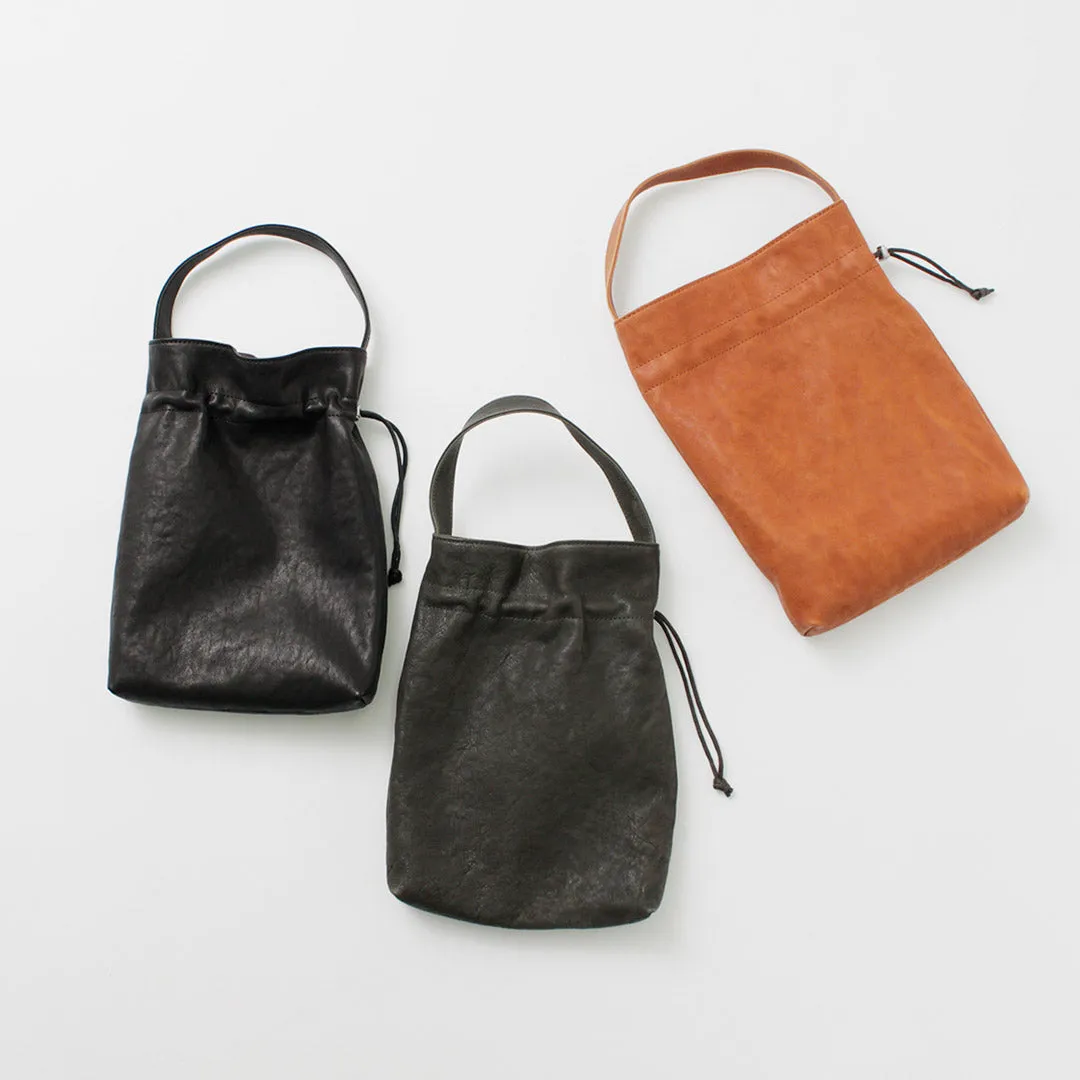 CREED（クリード） ドローストリング トート ホースレザー / メンズ レディース バッグ 鞄 小さめ 馬革 日本製 Drawstring Tote Cowlether