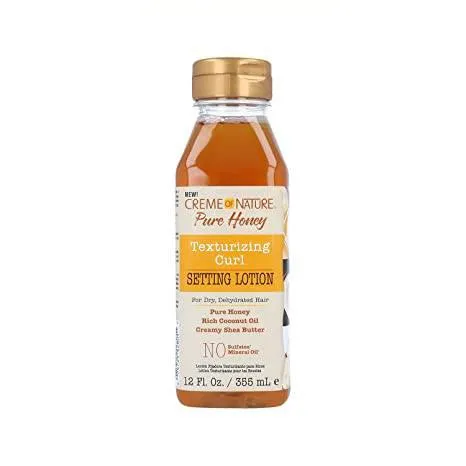 Creme Of Nature Pure Honey Texturing Curl Setting Lotion, 12oz
