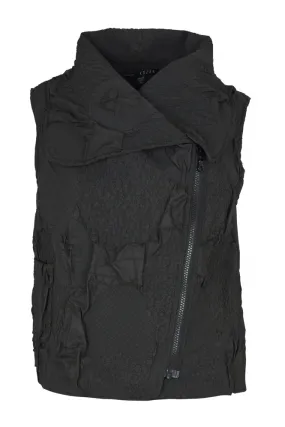 Crepe Raised Texture Symth Vest - Carbon - SP-2732