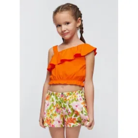 Crepe shorts set