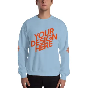 Crew-Ausschnitt Pullover Herren/Männer selbst gestalten und bedrucken