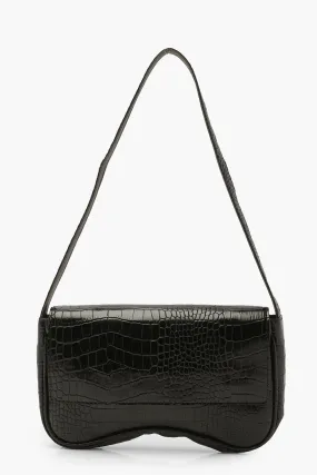 Croc Arched Underarm Bag