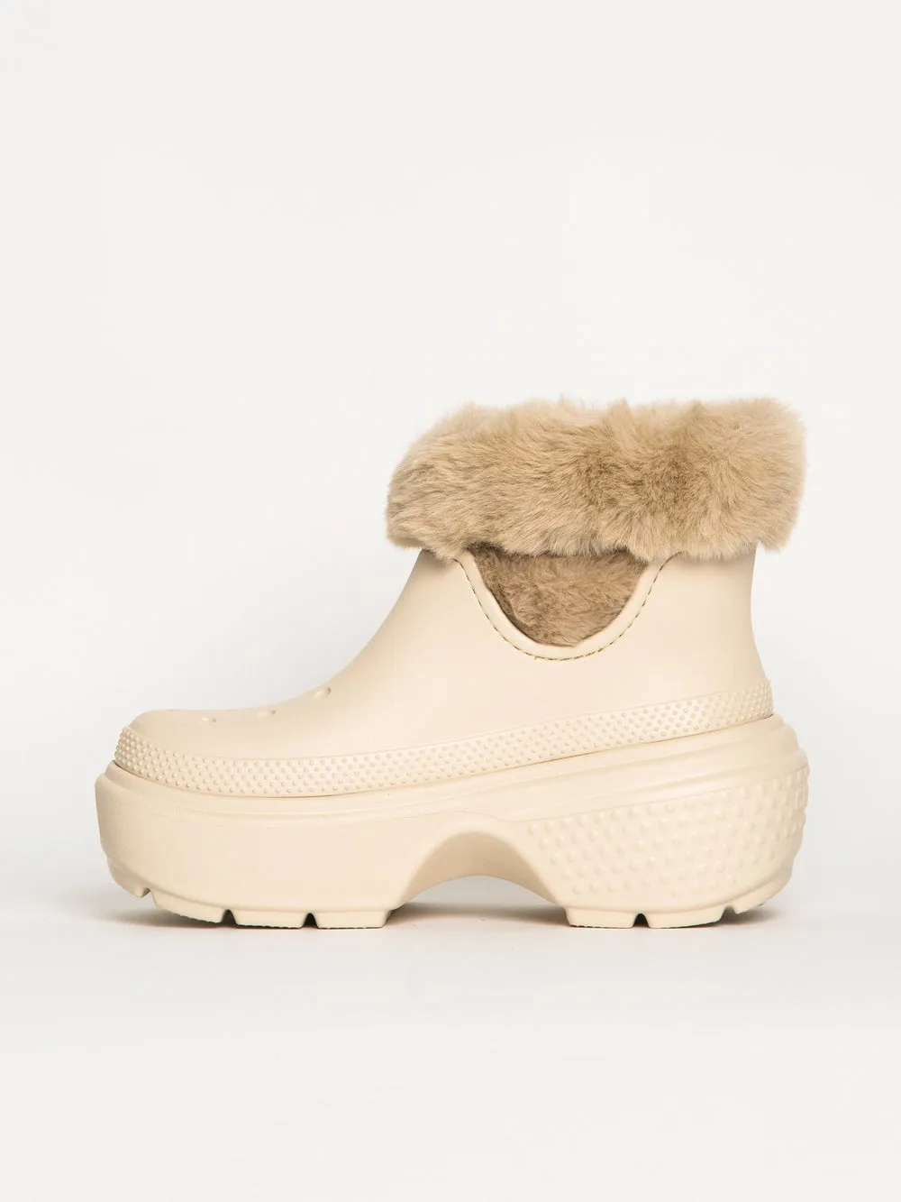 CROCS WOMENS CROCS STOMP LINED BOOT