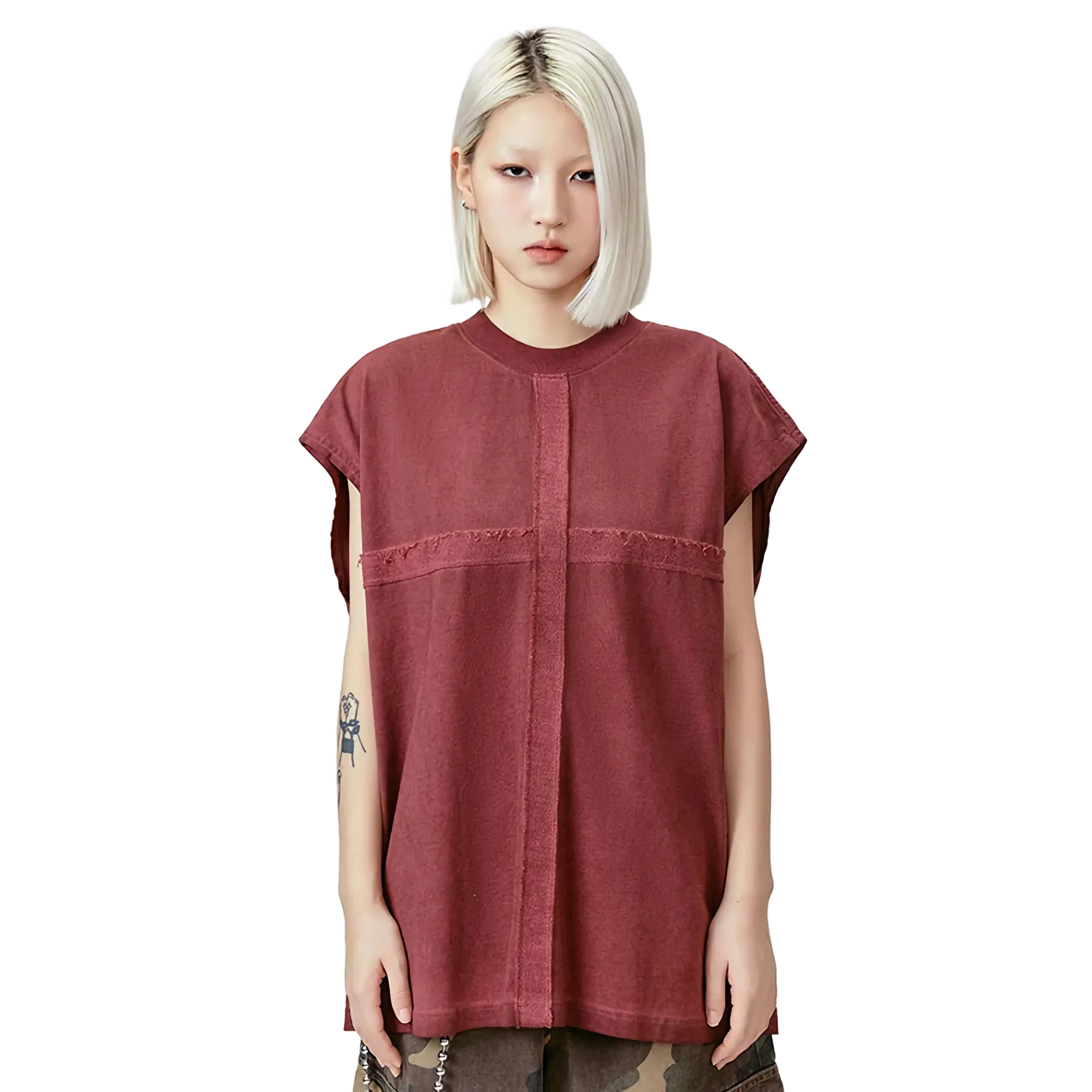 'Crossroads' Rustic Acid Washed Tank