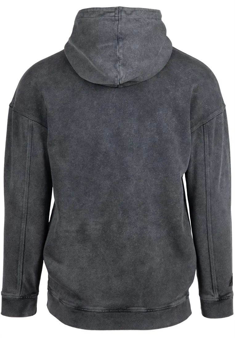 Crowley Women's Oversized Hoodie - Washed Gray - L Gorilla Wear