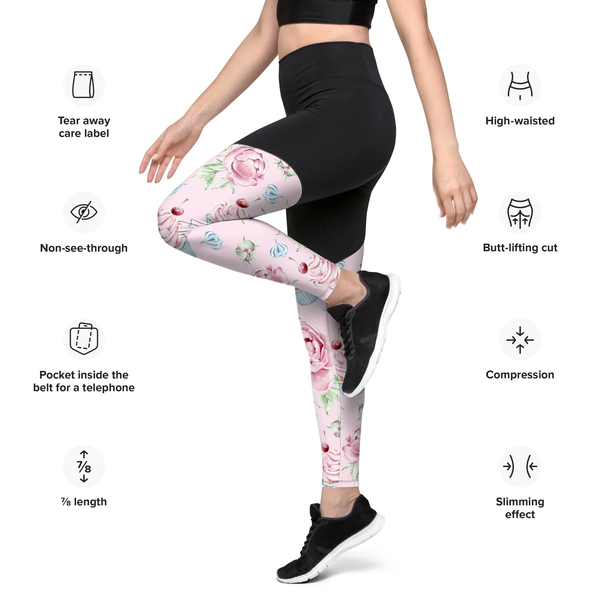 Cupcakes Compression Leggings